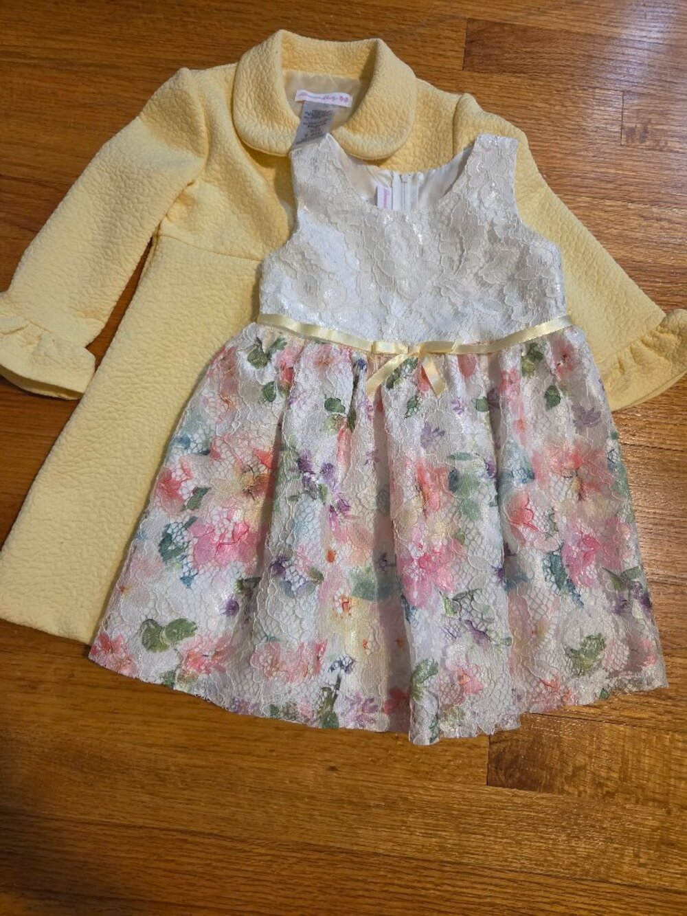 Floral Dress and Coat Set 24 Months